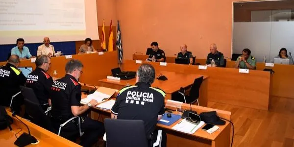 La Junta de Seguretat de Torredembarra constata un canvi en la càrrega judicial de la Policia Local i el descens de delictes