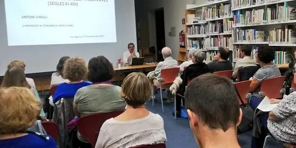 L’historiador salomonenc Antoni Virgili parla del patrimoni del Baix Gaià a la Biblioteca de Tarragona
