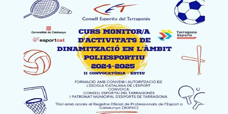 El CET obre una nova convocatòria per al curs de monitor/a d’activitats de dinamització en l’àmbit poliesportiu