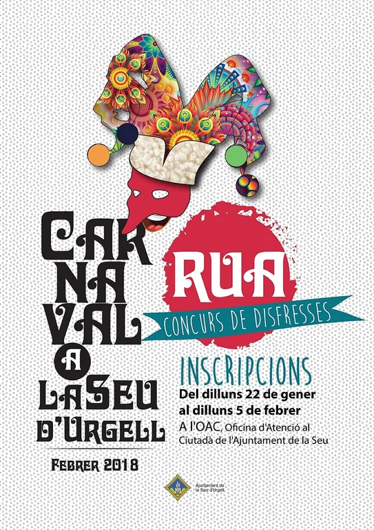Obertes les inscripcions per participar a la rua de Carnaval 2018 de la Seu