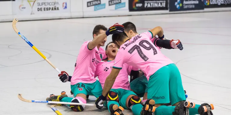Hoquei patins: El Barça guanya al Reis i s'emporta la Supercopa d'Espanya