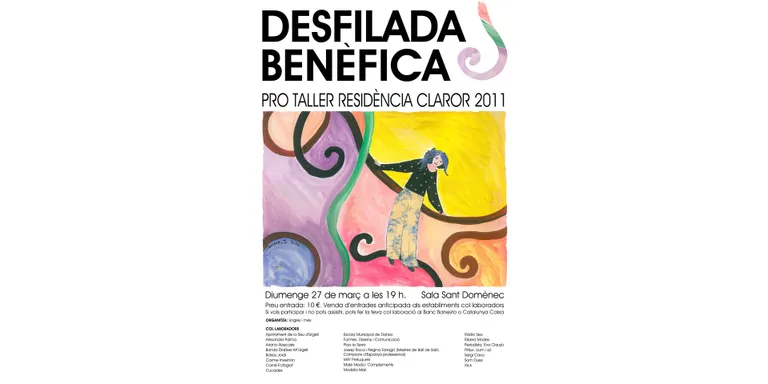 Desfilada benèfica pro-Taller Claror a la Sala Sant Domènec
