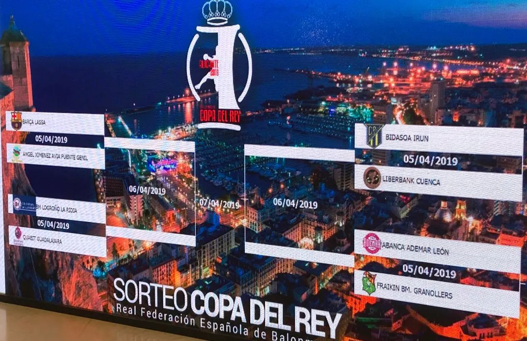 Barça-Puente Genil i Fraikin Granollers-Ademar de Lleó, als quarts de final de la Copa del Rei