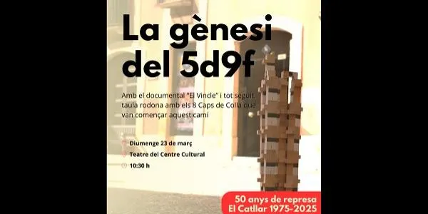El Catllar commemora cinquanta anys de la represa dels castells