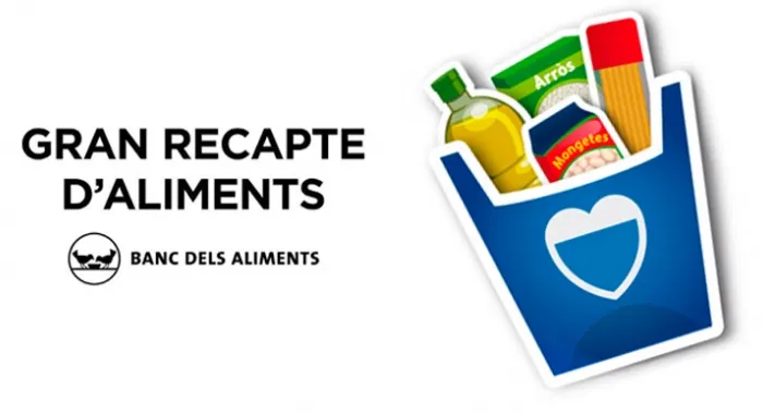 Demà i dissabte arriba una nova edició del Gran Recapte d’Aliments