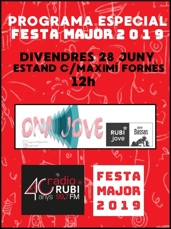 Ona Jove del 28/6/2019 - ESPECIAL FESTA MAJOR 2019