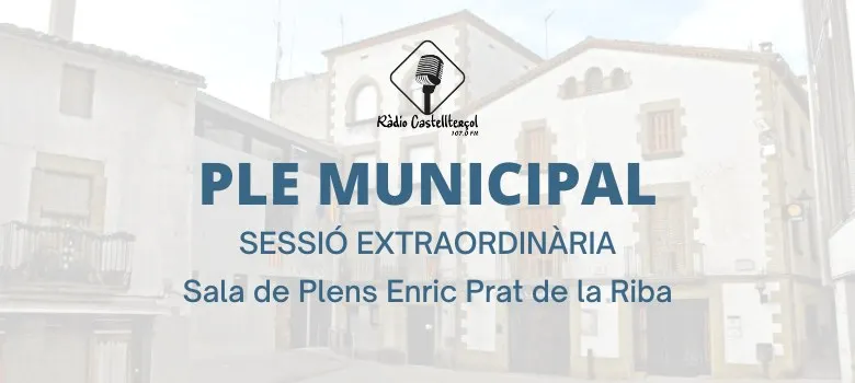 Ple Municipal – Sessió ordinària 26/11