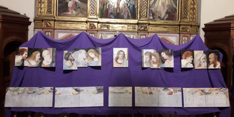 “L’últim Sopar, Il Cenacolo” de Josep Malagarriga, a l’Església de Sant Joan