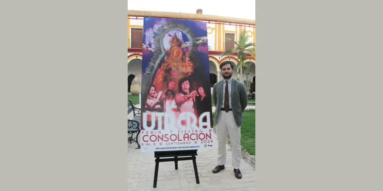 El autor del cartel de la feria 2024 se pasea por los micrófonos de COPE Utrera (98.1 FM)
