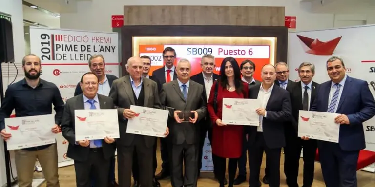 Torrons Vicens d'Agramunt rep el premi Pyme 2019