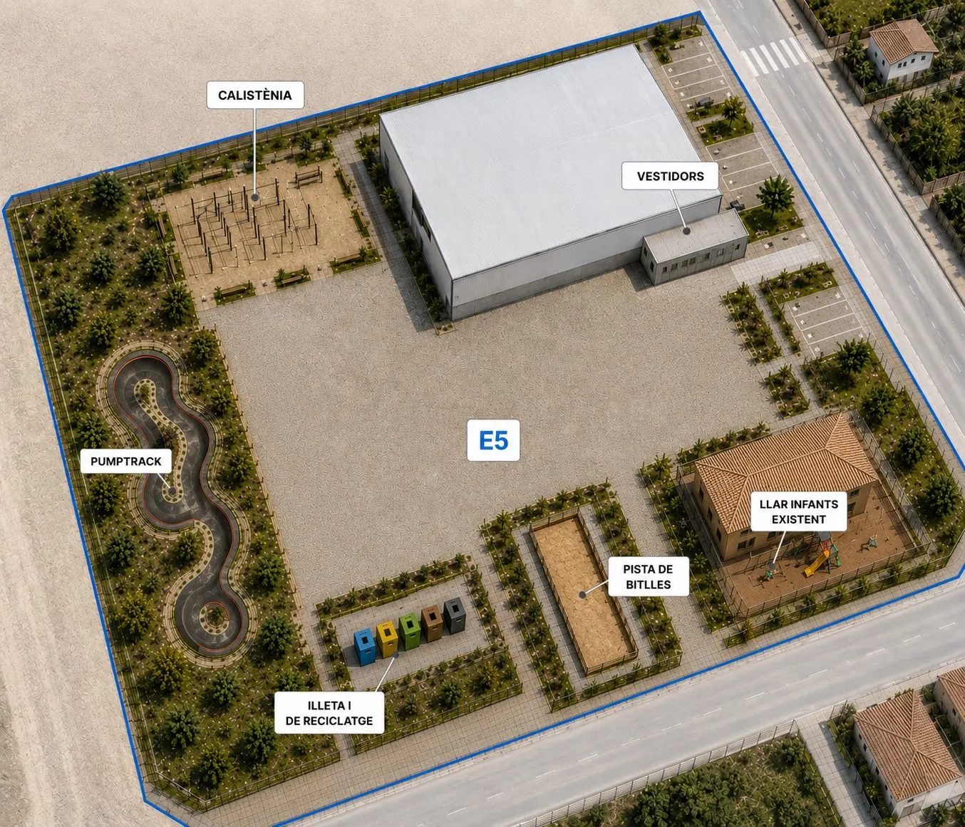 L’Ajuntament d’Olius regularitza urbanísticament la zona esportiva, que permetrà desencallar la construcció d’equipaments en aquest àmbit