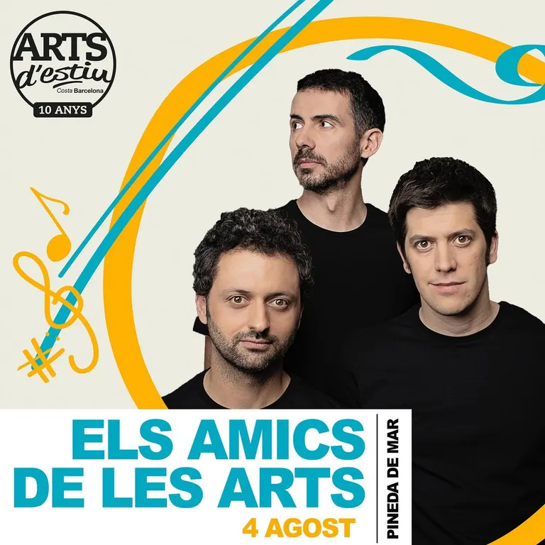 Els Amics de les Arts actuen avui a Pineda dins del Festival Arts d'Estiu 2021