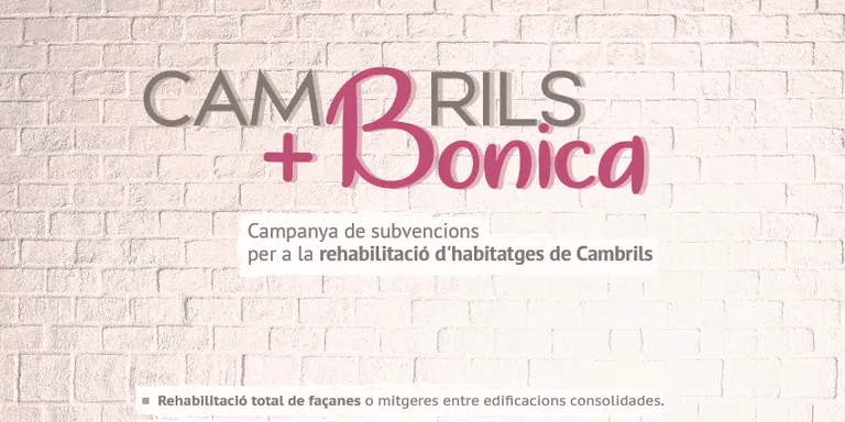 L’Ajuntament de Cambrils inicia una campanya de subvencions per a la rehabilitació d’habitatges