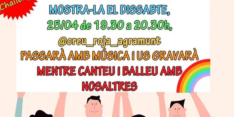 Creu Roja proposa als agramuntins el 'challenge' dels balcons