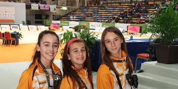 Jana Oulad, Isabel González i Nahia Adell disputen aquest dijous el Campionat Nacional Base de gimnàstica rítmica a Guadalajara