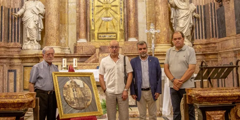 Una pintura d'Àngel Algueró, imatge dels actes religiosos de la Cinta 2023