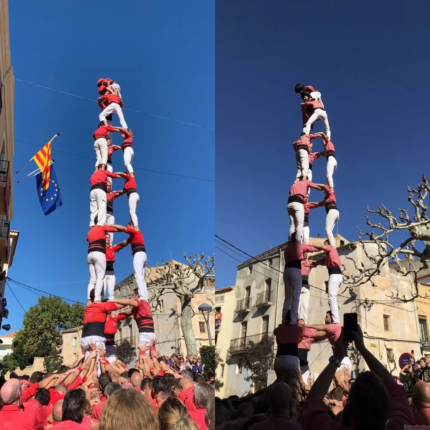 Les colles vallenques clouen temporada a Vila-rodona