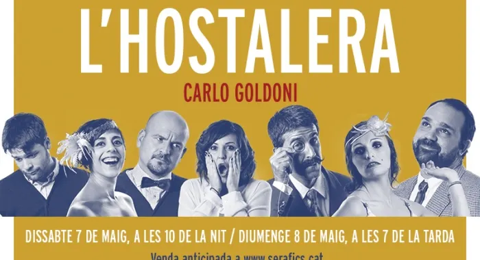 El Seràfics representa la comèdia 'L'hostalera'