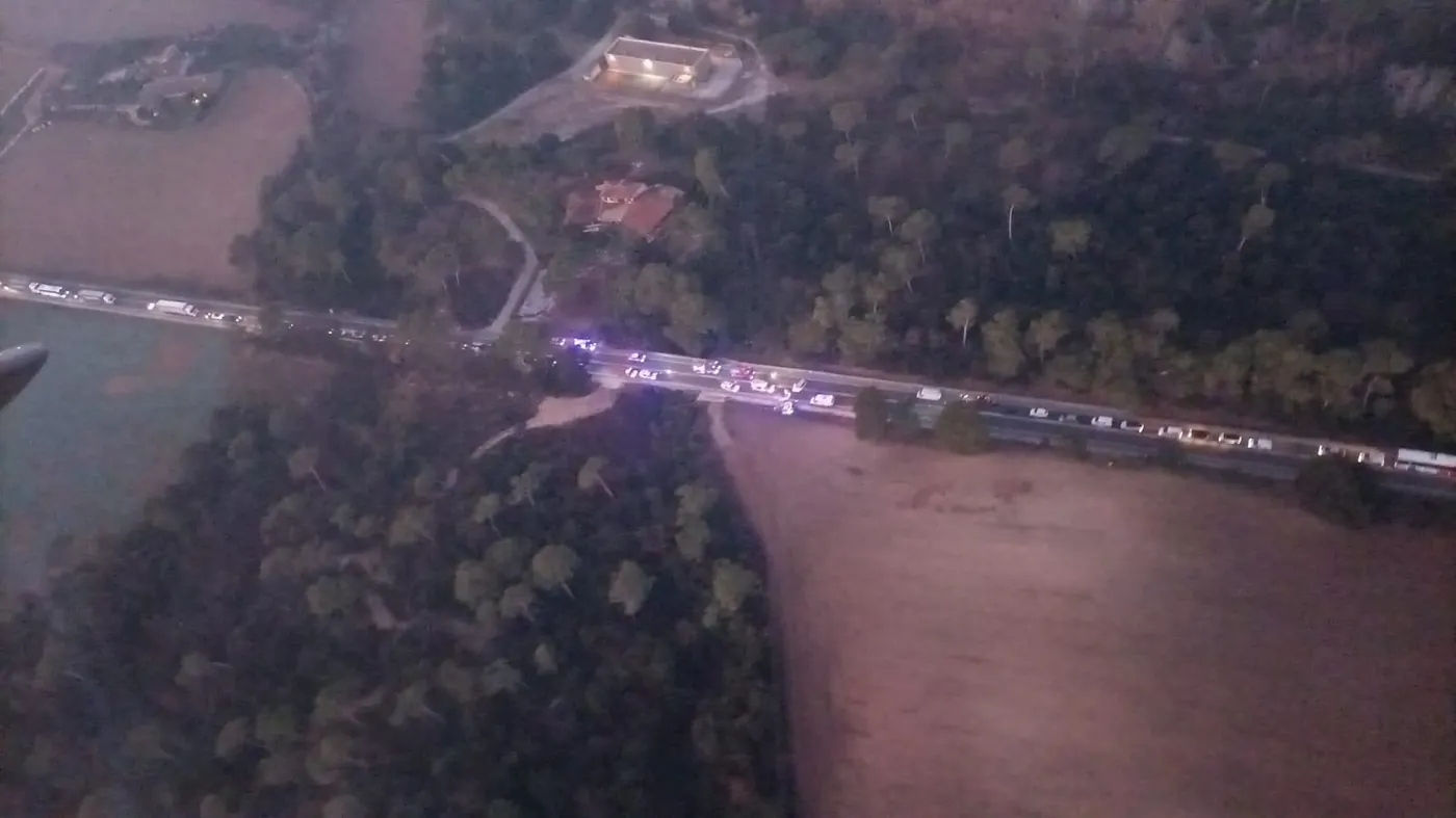 Un accident a la C-59 entre Caldes i Palau provoca 7 km de cua