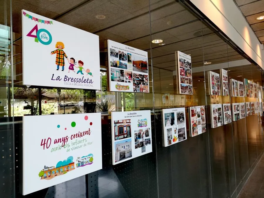 La Bressoleta exposa els seus 40 anys de vida a la Biblioteca Municipal
