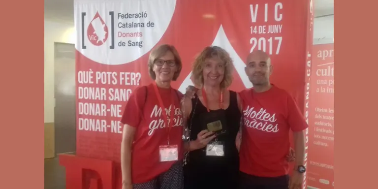 La tècnica de Promoció de la Salut de l’Ajuntament, homenatjada al Dia Mundial del Donant de Sang