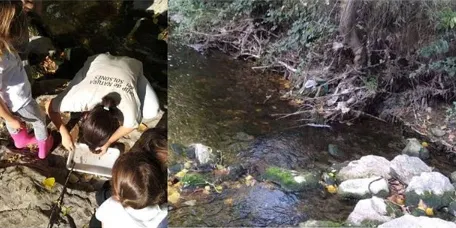 El Grup de Natura organitza una activitat familiar d'inspecció del riu Negre