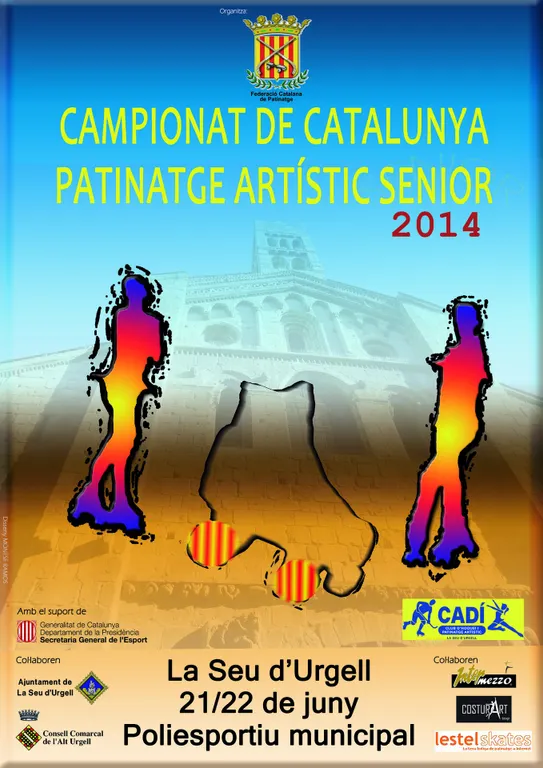 La Seu acull el Campionat de Catalunya Sènior de patinatge artístic