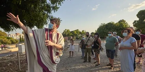 Les visites teatralitzada a la vil·la romana dels Munts de l’estiu s’allarguen fins al 17 de setembre