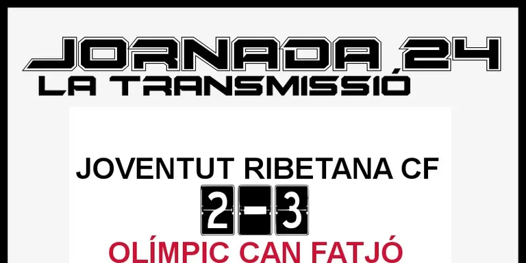 A PEU DE CAMP - JORNADA 24 - OLÍMPIC CAN FATJÓ