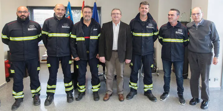 El Consorcio Provincial de Bomberos incorpora la figura de sargento a los parques auxiliares de Almoradí, Benissa, Crevillent, Ibi y Villena