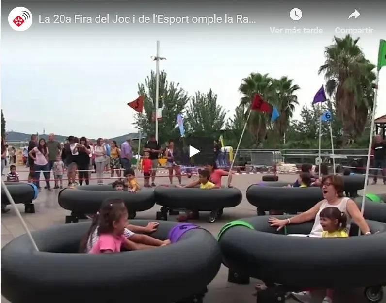 La 20a Fira del Joc i de l’Esport omple la Rambla del Ferrocarril