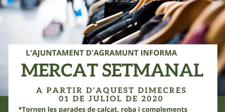 El mercat setmanal recupera totes les parades