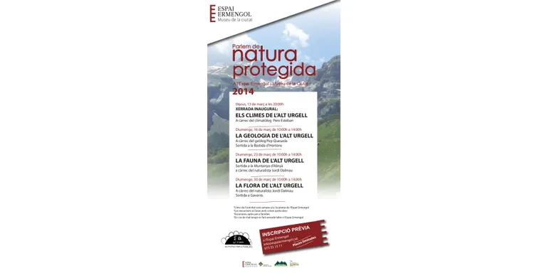 L'Espai Ermengol de la Seu torna a organitzar el cicle 'Parlem de natura protegida'