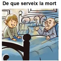 De que serveix la mort - episode art