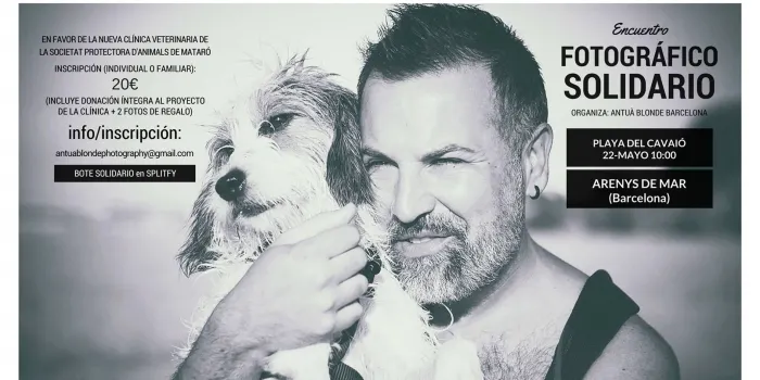 Antuà Blonde farà diumenge a Arenys un photocall solidari a favor de l’SPAM