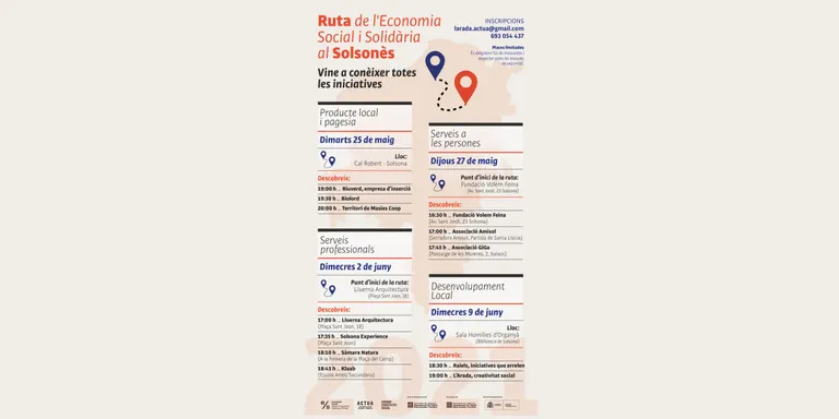 Organitzen una ruta per conèixer de primera mà diverses iniciatives de l'Economia Social i Solidària del Solsonès