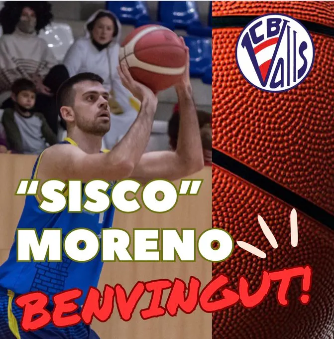 El CB Valls fa oficial la incorporació de Sisco Moreno