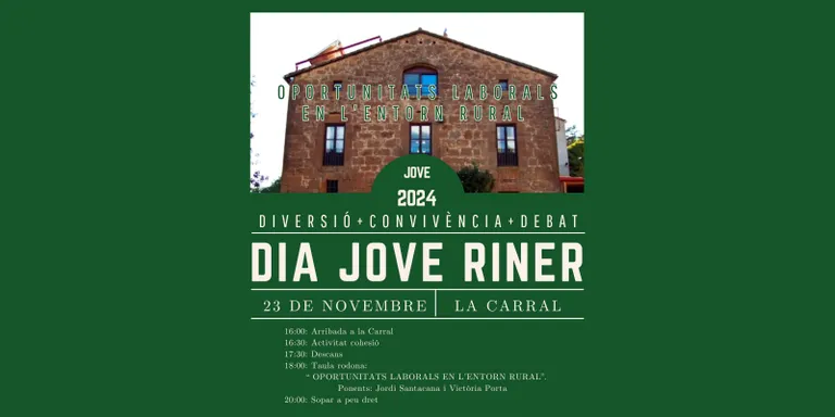 L'esportista Victòria Porta i l'empresari Jordi Santacana, protagonistes del Dia Jove de Riner