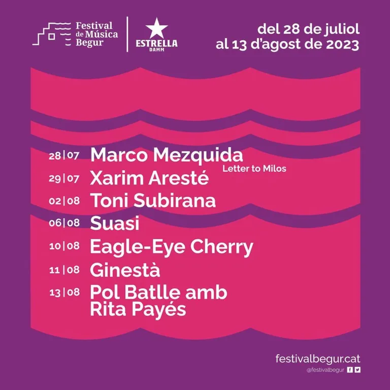 Del 28 de juliol al 13 d’agost, 44è Festival de Música de Begur