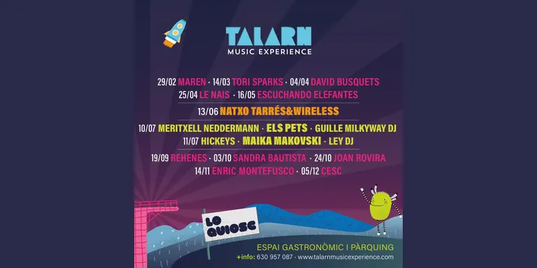 El Festival Talarn Music Experience cancel·la d'edició d'enguany i l'ajorna fins al 2021