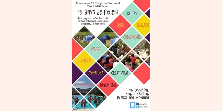 Sasc-Pixies celebra 15 anys d'activitats d'educació en el lleure