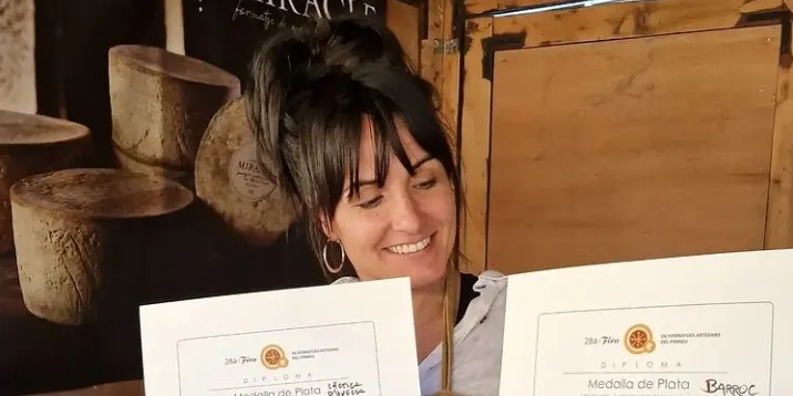 La Formatgeria El Miracle aconsegueix dues plates al Concurs de Formatges Artesans del Pirineu