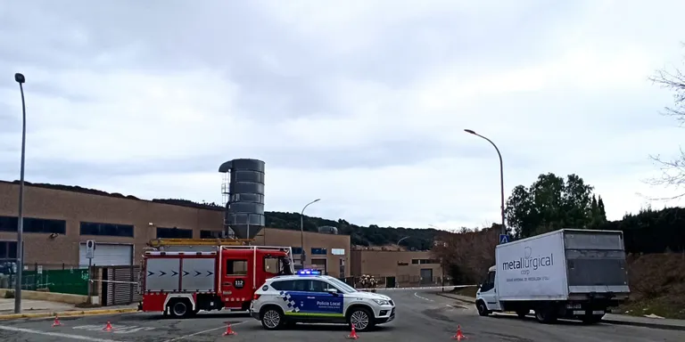 Ahir diumenge hi va haver una fuita de gas a la zona industrial