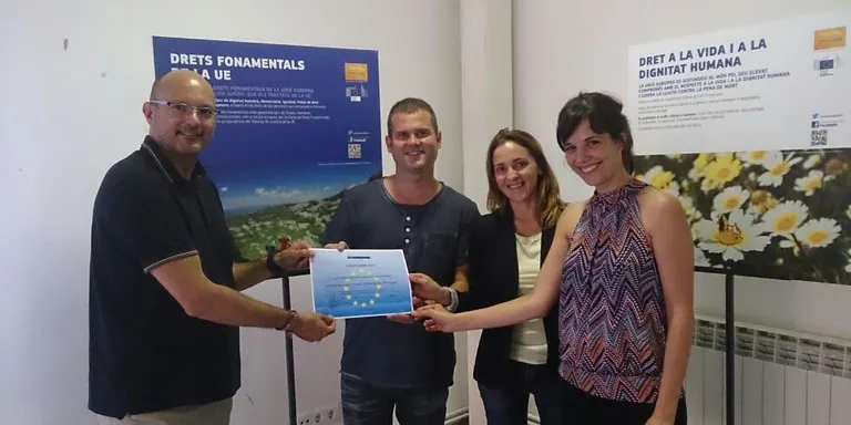 Oberta l'exposició 'Drets compartits' al Centre Cívic de la Seu