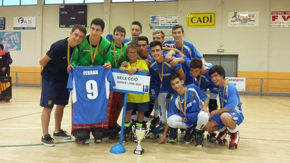 La selecció de Barcelona sud guanya el Campionat de Catalunya Infantil d'hoquei patins