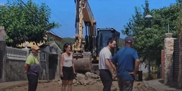 Comencen les obres de reparació del carrer Civada de la Pobla de Montornès