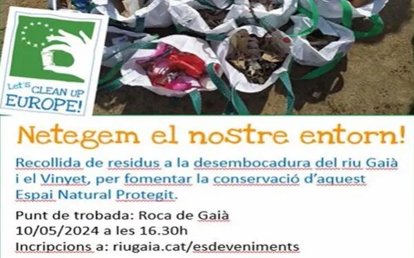 Altafulla se suma un any més a les jornades europees Let’s Clean Up