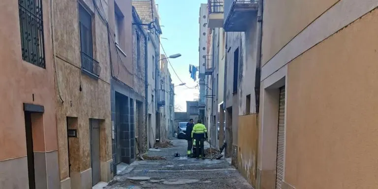 Comencen les obres de renovació integral dels serveis i la pavimentació al carrer Serafí Pitarra
