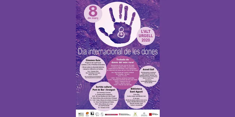 L’Alt Urgell commemorarà el Dia Internacional de les Dones amb diversos actes lúdics i culturals