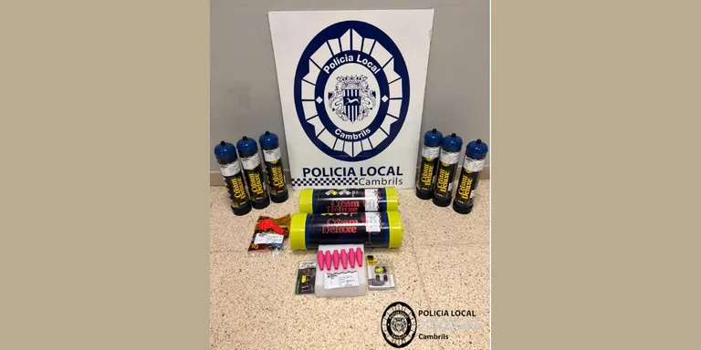 La Policia de Cambrils deté els ocupants d’un cotxe que transportava 12,5 quilos d’òxid nitrós